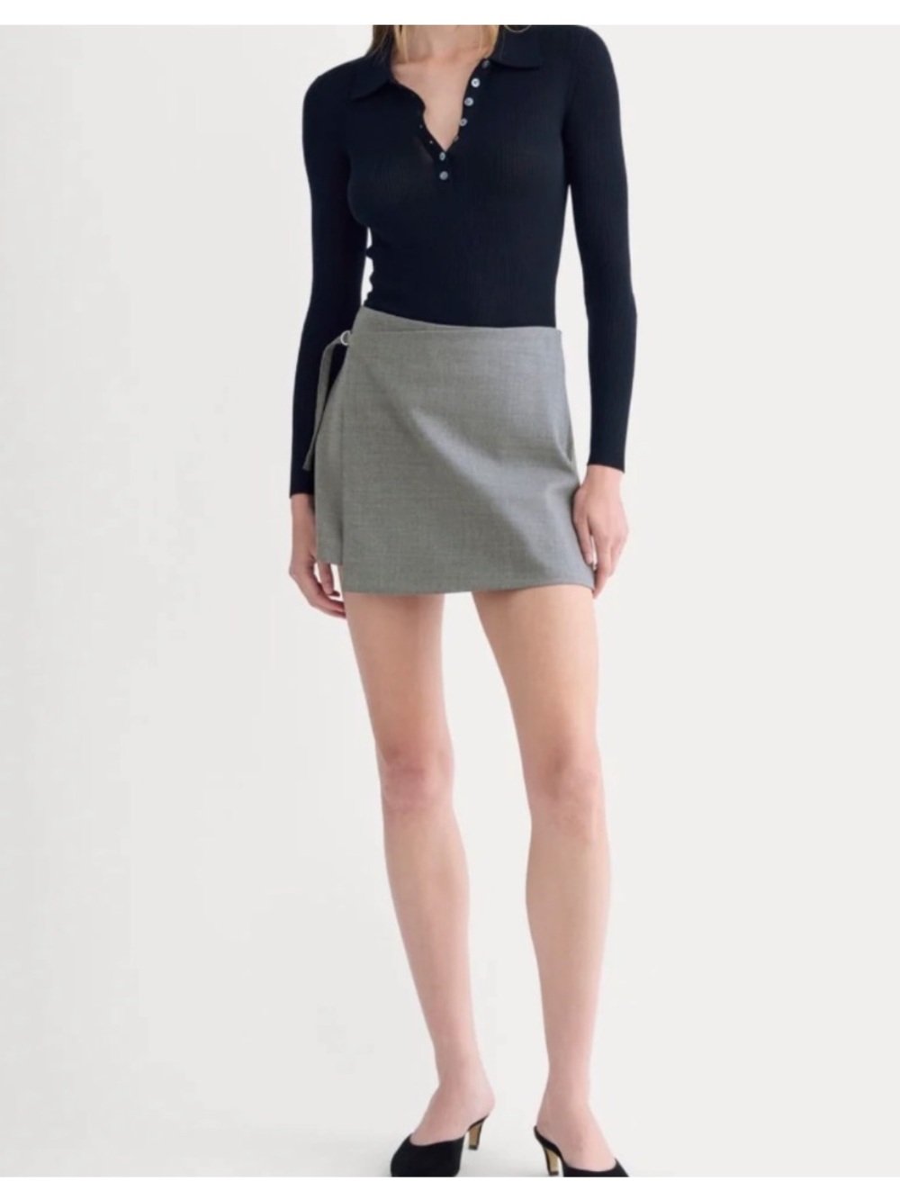 NWT Everlane Mini Wrap Skort